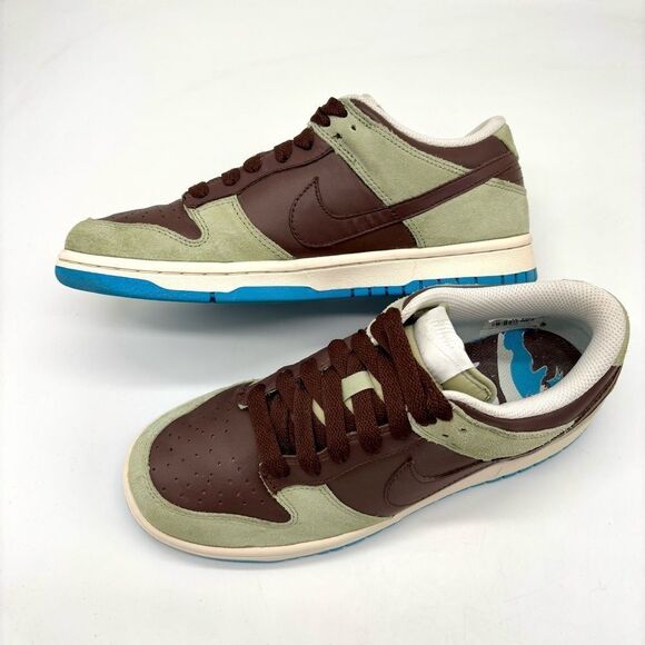 Nike Dunk Low CL 'Light Chocolate Vivid Blue' - Picture 5 of 9